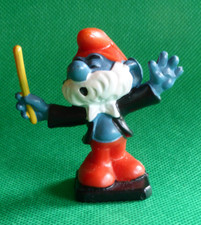 Vintage Schlümpfe Schlumpf Figur Papa Schlumpf Dirigent Bully Peyo