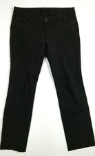 ANN TAYLOR Women's Pants Sz 6 Dark Gray Stretch