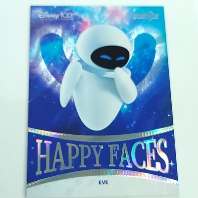 Eve Wall-E 2023 Kakawow Cosmos Disney 100 ALL-STAR Happy Faces 020/169 Limited