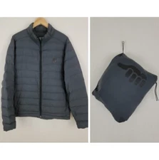 Trew Gear M Super Down Shirt Jacket Packable Gray 750+ Fill Power Waterproof