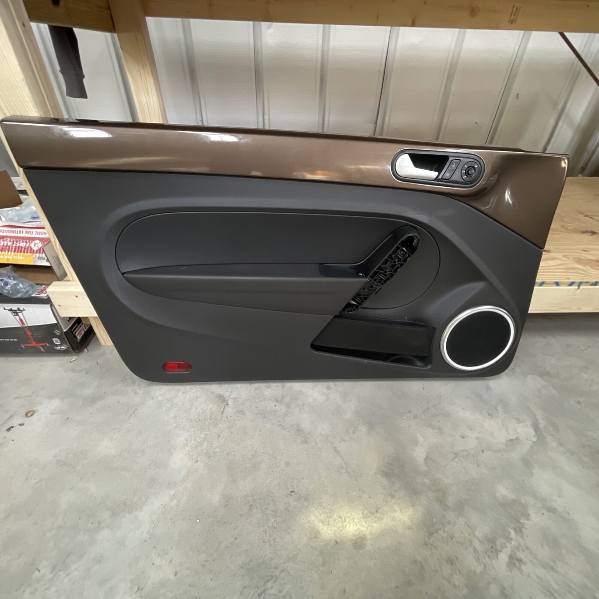2012-2019 VOLKSWAGEN BEETLE RH RIGHT LH LEFT DOOR TRIM PANEL BROWN
