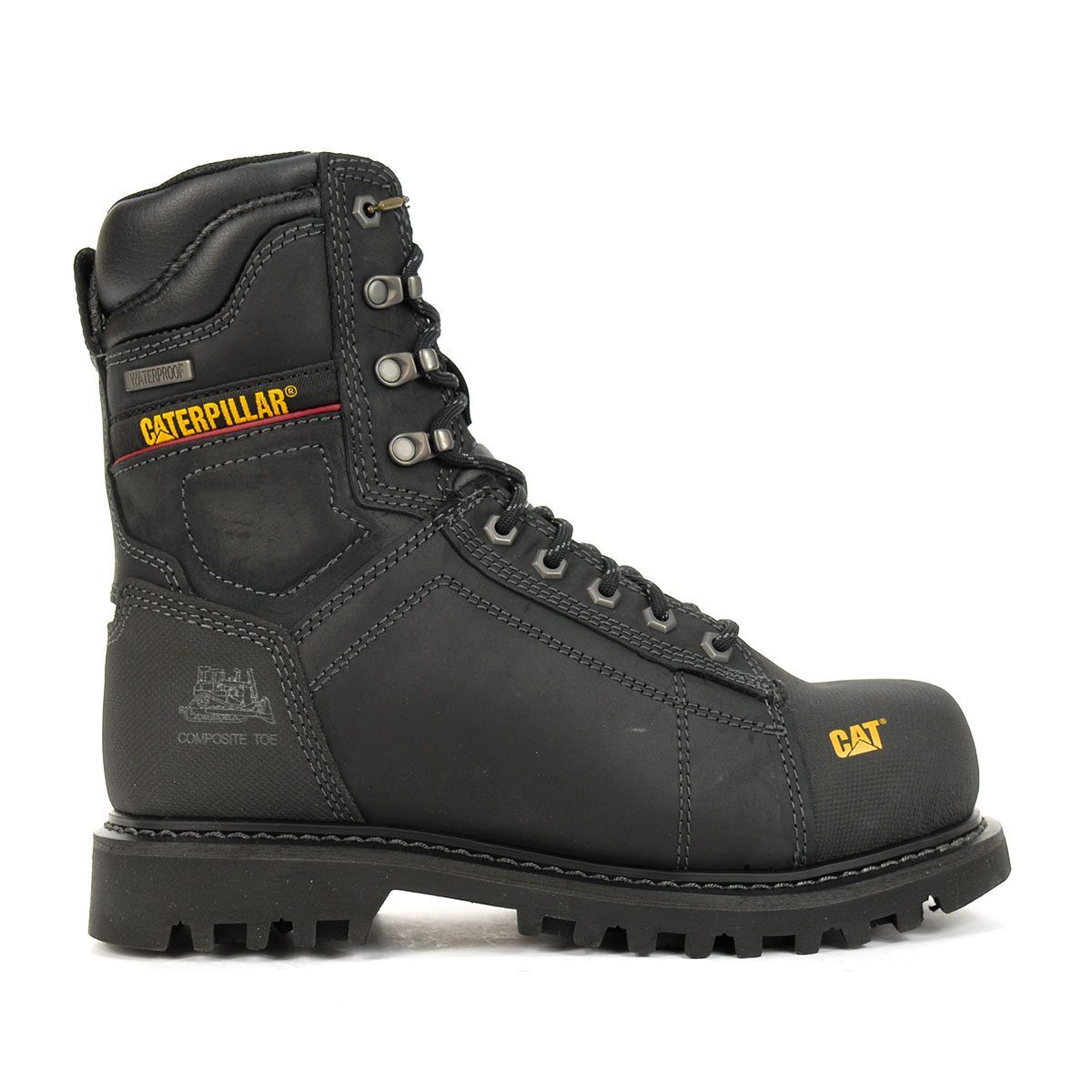 's Control 8" Waterproof Csa Ct Black Work Boots P720211