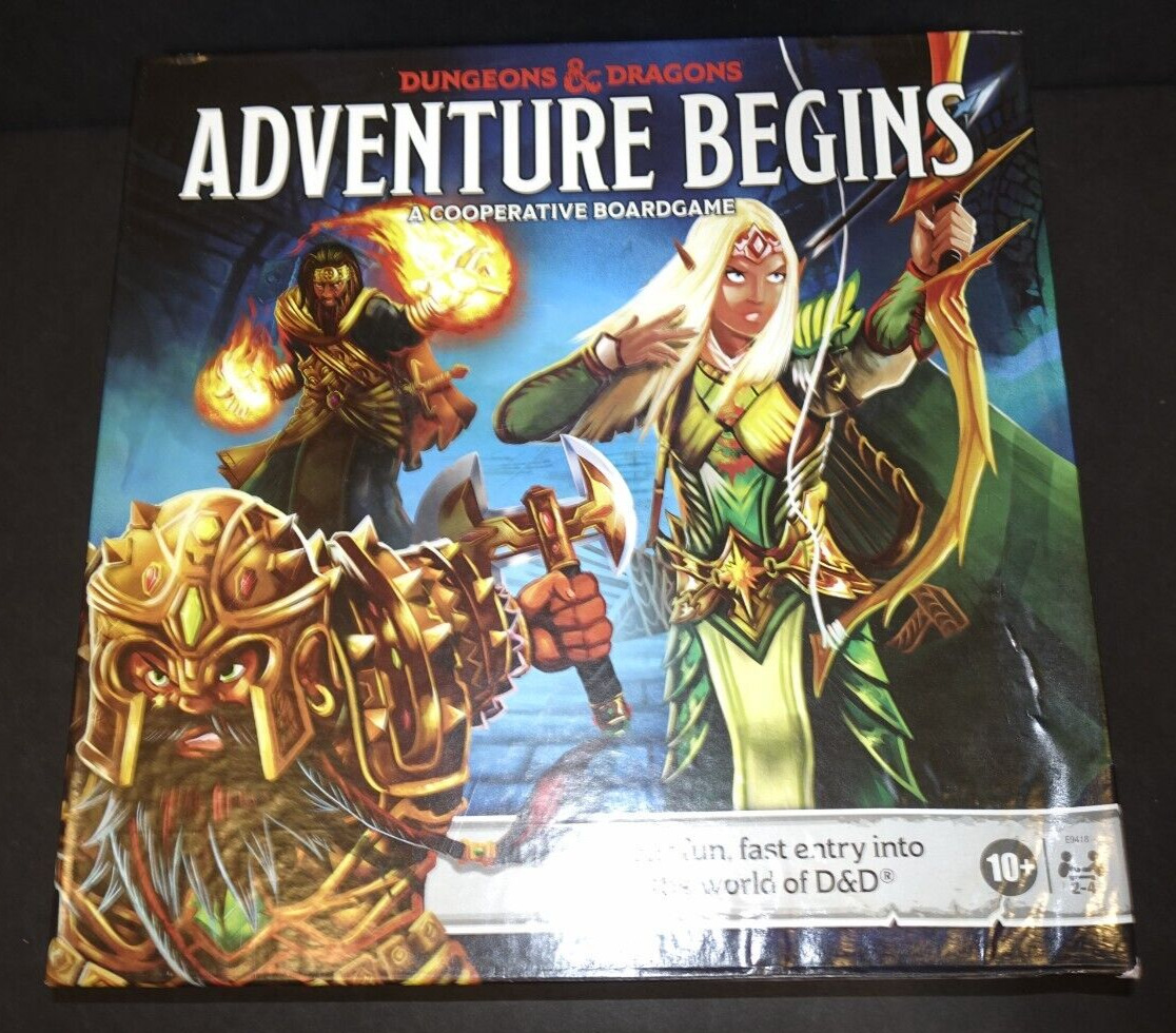 Dungeons & Dragons Adventure Begins: jogo de tabuleiro cooperativo