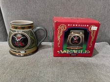 Anheuser Busch Historical A & Eagle Beer Stein 1890 Edition w/ Original Box