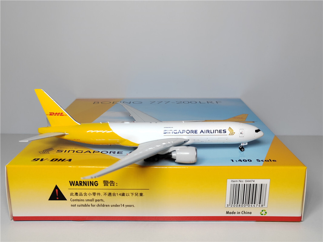 1:400 Phoenix DHL BOEING B777-200LRF Airplane Diecast Aircraft