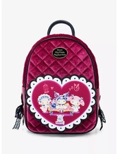 Mini Mochila Her Universe Kuromi My Melody & My Sweet Piano Terciopelo NUEVA