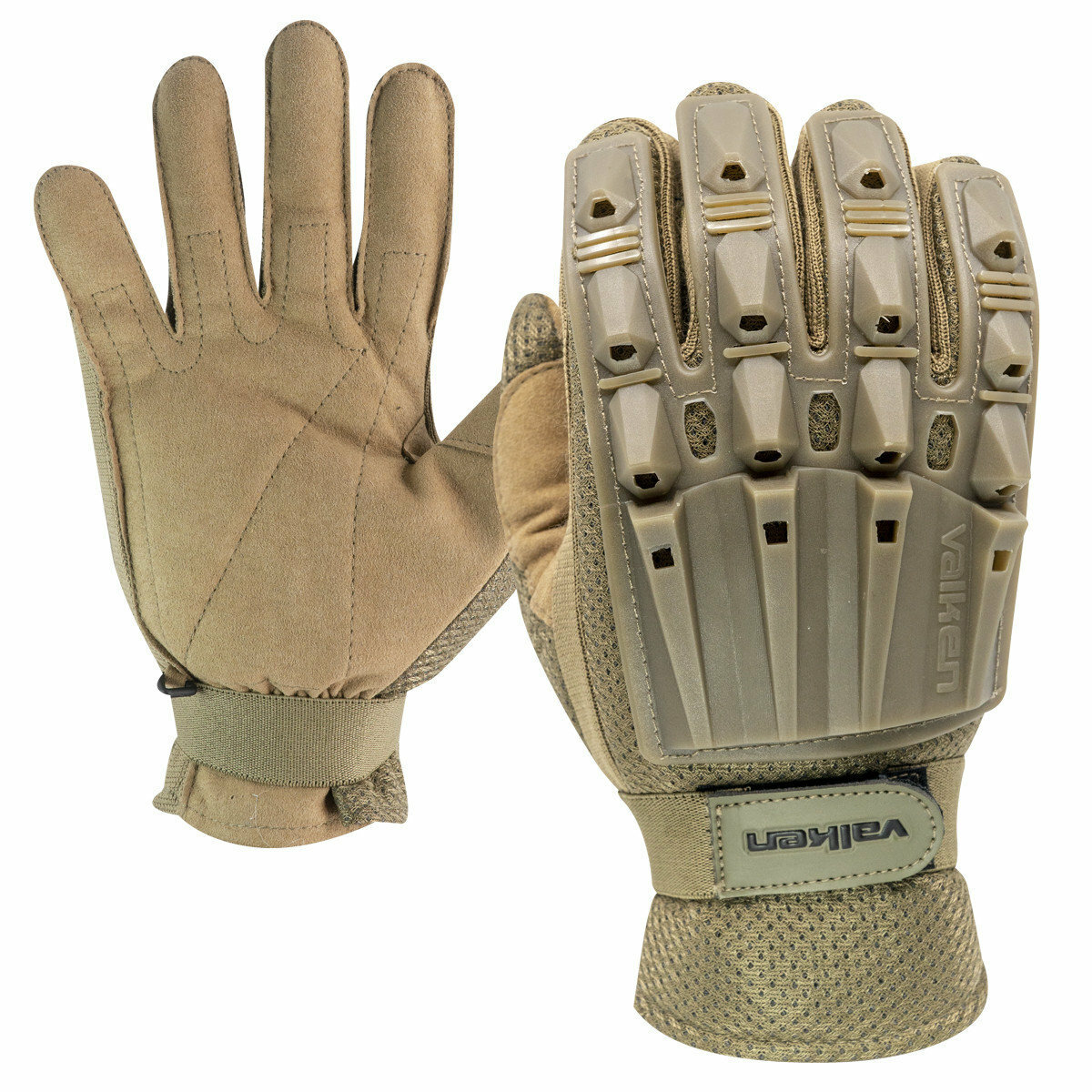 New Valken Alpha Paintball Airsoft Full Finger Plastic Glove