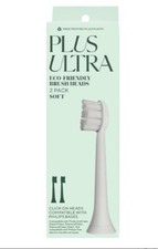 Plus Ultra Eco Friendly Toothbrush Replacement Heads 2 Pack Designed for Sonic