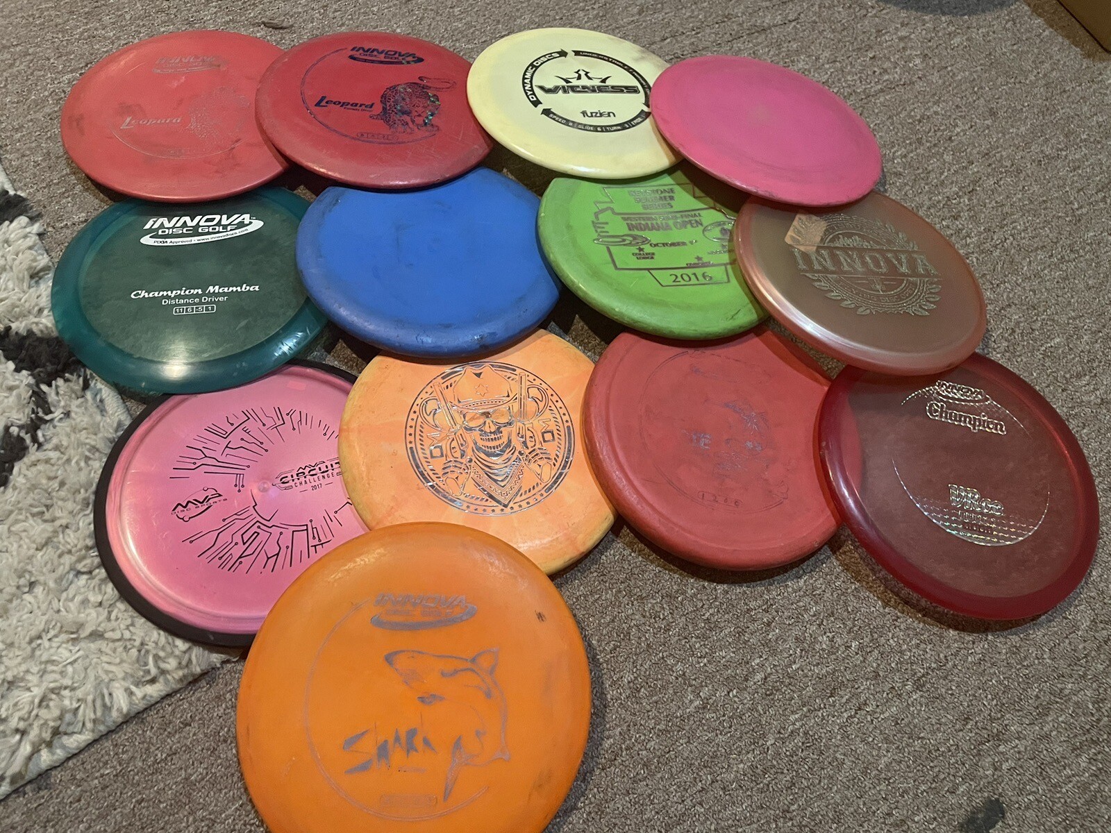 Lot Of 51 Disc Golf Discs, Bulk Disc Golf eBay