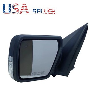 DNA MOTORING Flat Side Mirror Glass Passenger Right Compatible
