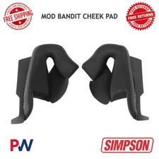 Simpson Motorcycle Mod Bandit Cheek Pad X-Small #MBCPXS