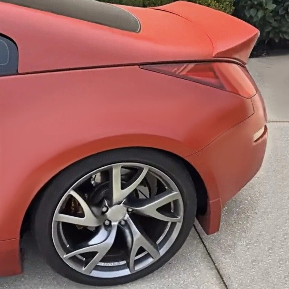 HECASA Rear Trunk Spoiler Wing Ducktail Lip For 2003-2008 Nissan 350Z RB Style Foto 2 de 4