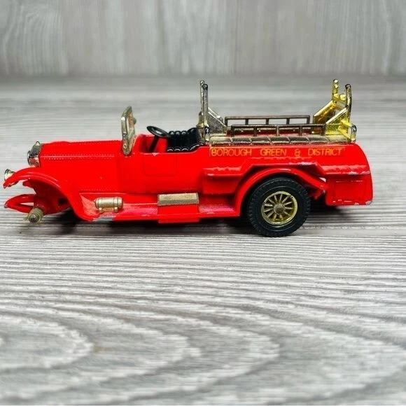 Vintage Matchbox Models of Yesteryear Rolls-Royce Fire Truck Borough Green toy - Image 2 of 4