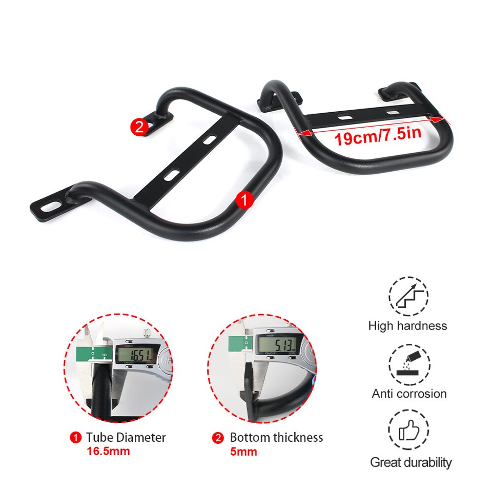 Rear Luggage Rack Side Pannier Rack Fit For Honda Ruckus 50 (Zoomer ...