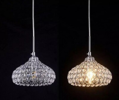 Vintage Industrie Deckenleuchte - Kristallglas Pendelleuchte Lampenschirm für Küche