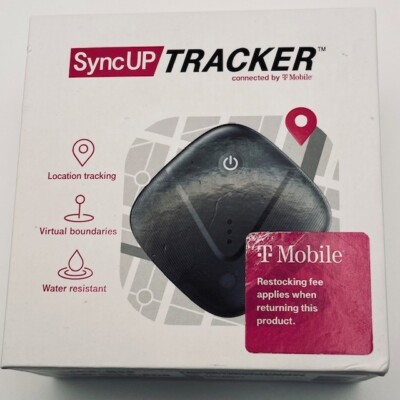 SynchUP Mobile Location Tracking Virtual Boundaries Water Resistant Open Box