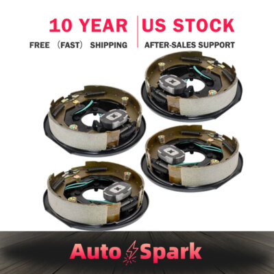 4 Pack Replaces Dexter 10'' x 2-1/4'' Trailer Electric Brake Assembly 3500 lbs