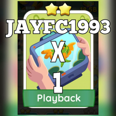 1 x Playback (  ) - sticker (Bird Chronicles - set 6) Mono_poly_go Stickers