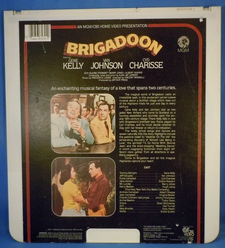 RCA CED VIDEODISC! - Brigadoon with Gene Kelly & Van Johnson - Foto 2 di 2