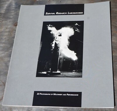 Survival Research Labs 23 Photos Booklet RARE 1987