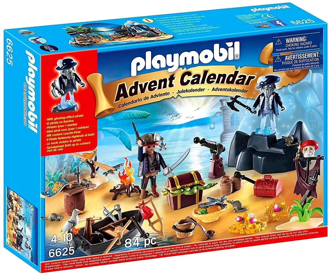 Playmobil Pirates Advent Calendar Pirate Treasure Island Set #6625