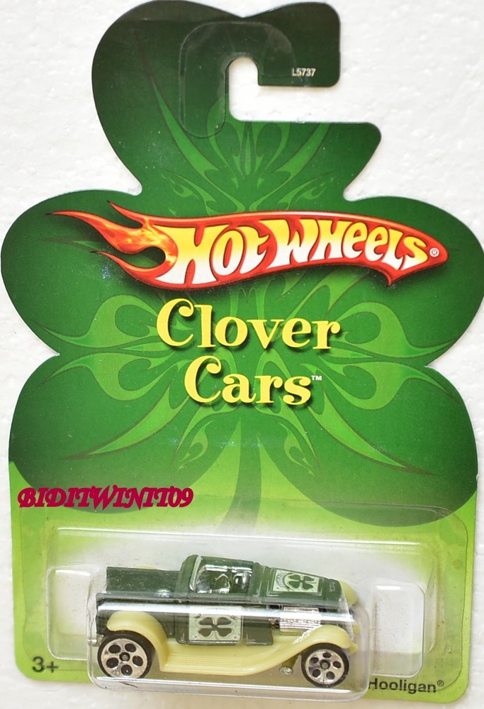 HOT WHEELS 2007 CLOVER CARS  HOOLIGAN GREEN