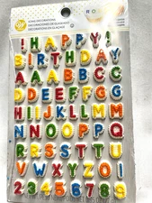 Wilton Icing Decorations- Happy Birthday