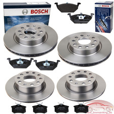 Bosch Bremsen Set VORNE Ø320 + HINTEN Ø300 Bremsscheiben + Beläge AUDI A6 Avant*
