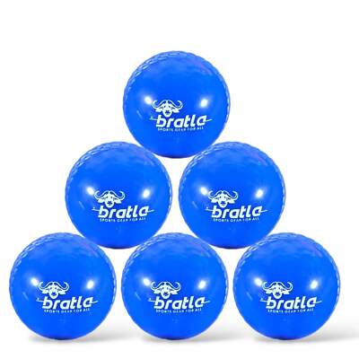 Bratla Wind Cricket Balls - Soft Training Practice Cricket-Pack of 6