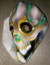 ZOMBIE HALLOWEEN MASK by RUBIES TEEN BOYS MEN LATEX CRACKED SKULL GROSS