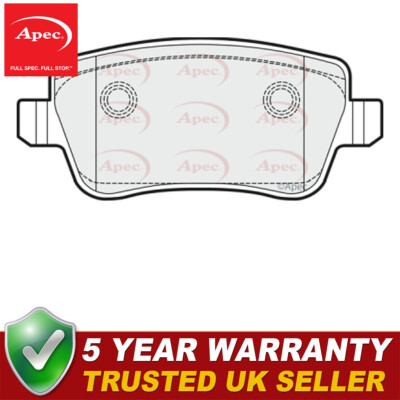 Apec Rear Brake Pads Set Fits Fiat Croma 2005-2007 1.8 1.9 D 2.2 2.4 77364169