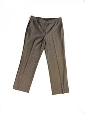 Vintage Jones New York Womens Petite Green Dress Pants Size 10p