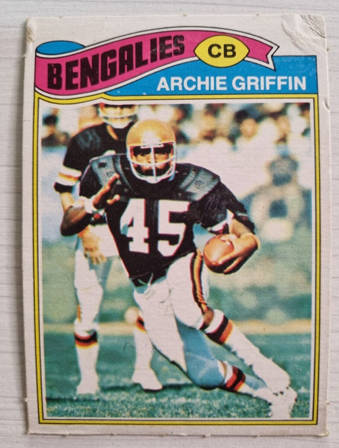 1977 Topps MEXICAN #269 Archie Griffin Rookie Bengals Dirty Dozen Poor Condition