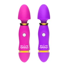 Electric 12 Speed Silicone Therapy Motor Full Body Massage Wand Waterproof-Women