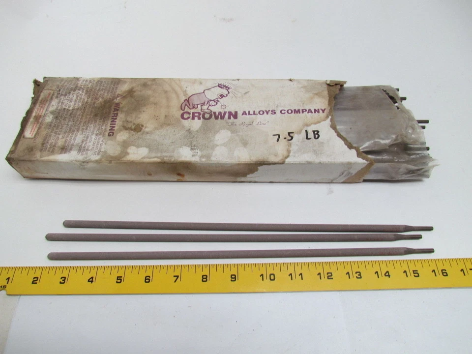 Varillas de electrodos de soldadura de acero inoxidable Crown Alloys 309-16 5/32x14" 7,5 lb Foto 2 de 4