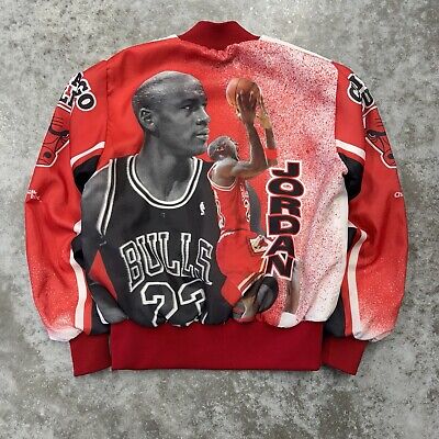 vintage 90's Chalk Line Chicago Bulls Michael Jordan Bomber vintage 90's Chalk Line Chicago Bulls Michael Jordan Bomber