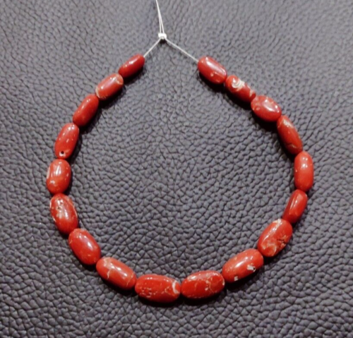 Natural Red Coral Beads Mediterranean Italy Sea Coral Beads Loose Gemstone Coral - Picture 1 of 10