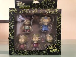 KIDROBOT THE SIMPSONS TREEHOUSE OF HORROR ZOMBIE FAMILY GLOW IN THE DARK. NEW | eBay