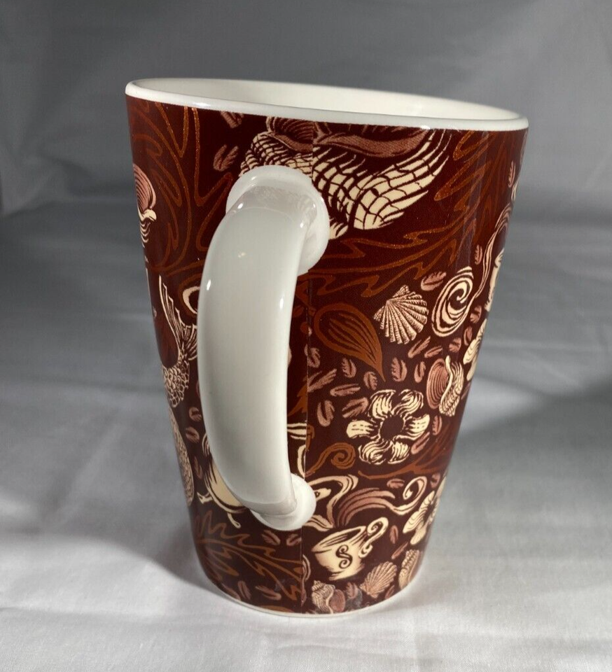Starbucks 35th Anniversary Coffee Tea Mug Cup Mermaid Siren Brown