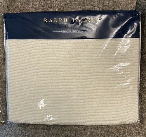 Copriletto Ralph Lauren Cortona Completo Queen Colore Crema 90" x 90" 400€ NUOVO - Foto 8 di 8