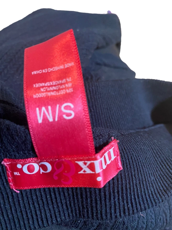 Pantalones deportivos para mujer Mix + Co. ajustados negros (talla: pequeños) Foto 3 de 3