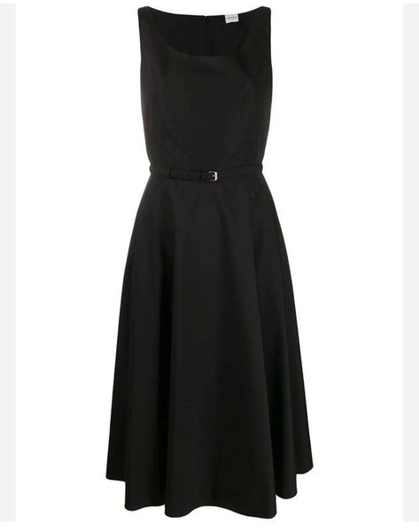 Women Alberto Aspesi Dress Black Cotton XS