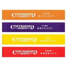 7439 Resistance Hip Bands/Booty Bands 4pk Set 1, Standard 