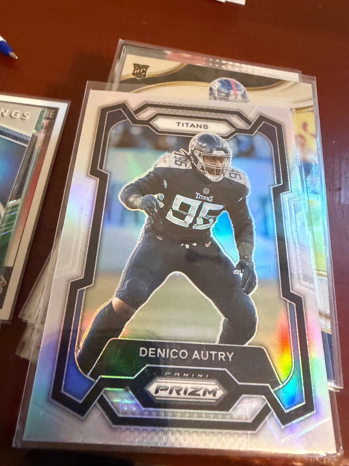 2023 Denico Autry Panini Prizm Silver Prizm #283 Tennessee Titans