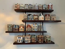 Hallmark Keepsake Vintage Nostalgic Houses and Shops Ornament Set 25 Pieces
