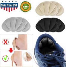 4  Back of Heel Cushion Inserts Mesh Heel Grips Pads for Boots Loose Shoe USA