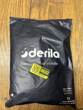 Derila Pillowcase Memory Foam Pillow Cover Protector 50x30x10cm White