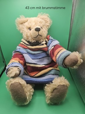 Hermann Teddy Bär 43 cm Mit Brummstimme