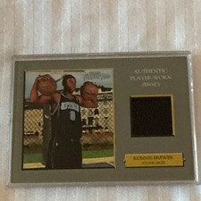 Topps Turkey Red Relic Ronnie Brewer Utah Jazz #TRR-RB Basketball Card