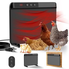 Smart Chicken Coop Heater with Efficient Thermostat, Compatible with Timers &...